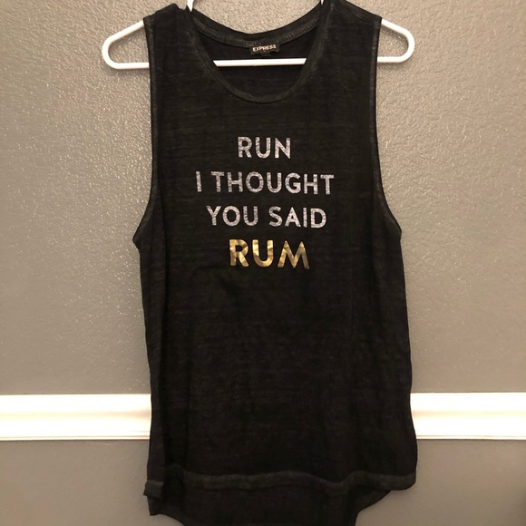 Express Tops - Express | gray tank top